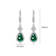 Chao Acer S925 Silver Jade Earrings for Women as a Gift for Mom, Chasing Light EES42700005 One Pair Birthday