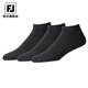 FootJoy高尔夫袜子FJ ComfortSof男士球袜FJ船袜短筒袜脚踝袜golf运动袜 15284-白色（单双装） 均码