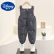 Disney Children's Winter Down Pants 2025 New Baby Style Down Overalls for Boys and Girls Winter Comfortable Warm Pants Black 90 cm