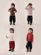 Bali Pig (BALIPIG) Girls' Bottoming Shirts Spring and Autumn Baby Tops Boys Winter Thermal Underwear Half Turtle Collar with Autumn Clothes Children's T-shirt Brown 90 cm