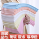 华熙乐纯棉尿布宝宝尿垫新生儿用品环保健康柔软透气可水洗尿片介子戒子 混色- 10条装 43*60cm大尺寸【送尿布扣带】