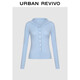 UR2025 new winter women's casual contrast button slim knitted cardigan UYY950132