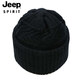 JEEP hat men's woolen hat thickened warm knitted hat autumn and winter ear protection cold winter hat peaked cap A0638