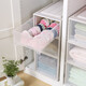 Storage cabinet drawer wardrobe plastic clothes storage cabinet storage cabinet baby combination multi-layer finishing cabinet thickened export Nordic meter 47 deep 3923 single package