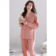 Catren Xinjiang Cotton Pajamas Full Cotton Two-Piece Set Spring and Autumn Women's Knitted Long Sleeve Cloth New Home Clothing Set YM7027 M [Suggested 80~100Jin [Jin equals 0.5 kg]]