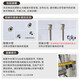 Anhua Bathroom Simple Shower Set Handheld Shower with Booster Nozzle Topless Spray with Spray Gun Silver N3GQ970CP