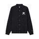 Champion Champion Sweatshirt 24 Spring New Baseball Collar Sweatshirt Men's American Casual Embroidered Cardigan Jacket Women Black L