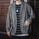 
Maden workwear imitation ice dye ice flower suit jacket pure cotton loose casual daily flat collar suit jacket men spring meteorite lime XL
