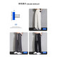 Jeanswest Ice Silk Casual Hosen für Männer Frühling und Sommer Neue losen Straight Herrenhosen dünne trendige Weitbein-Sporthosen H41 Black L