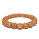 Yamanaka Yujing Eight-sided Hericium Bracelet Men's Play Small Walnut Plate Play Carved Women's Bracelet Couple Mid-Autumn Festival Gift 10*12mm