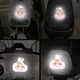 Electric car night reflective stickers hellokitty Katie cartoon personalized scratches covering bicycle accessories Katie Cat [all the way safe + keep the distance]