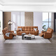 Zhihuashi First Class First Cowhide Modern Moderne Simple Electric Function Sofa 11968 Drei-Personen-Sitz