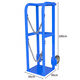 Haojiaju 40L oxygen bottle storage rack fixed rack cylinder anti-fall rack oxygen trolley nitrogen tank argon storage rack single bottle bracket | double chain reinforcement | free Fenghuo casters
