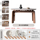 Clofu solid wood rock table dining table elephant legs square and radius dual-purpose dining table and chair combination 9906#1.5 meters single table