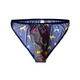 HOM French men's thong underwear ice silky breathable briefs sexy U convex cool feeling hip T pants genuine black print S