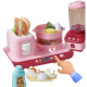 Yunya Play House Mini Küchenspielzeug Vollständiger Kinder simuliertes Kochküchenset für Mädchen Geburtstagsgeschenke Induktionskocher + Reiskocher Set [Color Box]