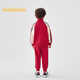 Balabala children's clothing children's suit boys and girls long-sleeved spring and autumn 2025 baby contrasting color knitted trend 208125104203