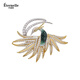 Eternelle French eternal original phoenix brooch high-end exquisite niche design corsage autumn and winter accessories