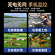 希比希 太阳能三画面10倍光学变焦4G监控摄像头全景超清无死角户外360度无网全彩夜视手机远程观看