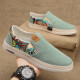 Pavilio de citron Beijing lienzo zapatos para hombres 2025 nuevos zapatos de lienzo casual de verano de mil capas de una pinza de un pin de estilo delgado 41 (255 mm)