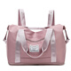 Bona Cloud Travel Bag Backpack for Men and Women Large Capacity Short Distance Portable Travel Bag Luggage Storage Bag One Shoulder Can Tie Rod Sakura Pink