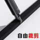 Black thickened gap filler, wall gap, window cabinet, door gap, door bottom sponge seal strip, windproof filling strip, foam foam strip, sealing strip, door gap retaining strip, shock-absorbing anti-collision strip, 50MM wide*1 meter long*50mm thick