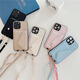 
Eight-legged high-end leather coin wallet iphone16promax protective case Apple 15Pro mobile phone case 14 crossbody strap lanyard 13 women's anti-fall lens all-inclusive luxury [khaki] lychee pattern change card bag + crossbody lanyard iPhone 16