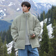 Geslandi Cotton Jacket Men's Jacket 2025 Winter New Trendy Loose Down Cotton Jacket Men's Thickened Casual Stand Collar Cotton Jacket Black L 125Jin Jin is equal to 0.5kg -140Jin Jin is equal to 0.5kg