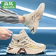 Senma high-top daddy men's shoes 2025 new summer mid-top teenagers sports and leisure versatile outdoor basketball trendy shoes Bailan [high-top] SM5010 39