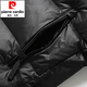 Pier Cardin Marke Black Gold Cotton Jacket Herren Winter verdickte kalte-resistente und warme Kapuze-Baumwolljacke mit Kurzpaarer Brotanzug yR681 Schwarze Männer und Frauen gleiche Style M [105-125jin [Jin gleich 0,5 kg]]