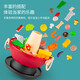 岁彩儿童过家家厨房玩具火锅旋转套装烧烤食材小火锅厨具宝宝仿真烤串 早餐玩具 39件套+2蒸笼