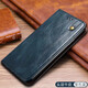 Luo Yi eignet sich für Redmi K80 Mobiltelefongehäuse K80 Pro New Leder K80 Supreme Version Flip Leder Hülle Full-Pack Anti-Fall-Silikon-Schutzhülle für Männer und Frauen High-End [Business Brown] Öl Wachsmuster Lederhülle Redmi K80