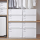 Tenma Japanische Tianma-Schublade Aufbewahrungsbox Kunststoff extra großer Aufbewahrungsbox Kleidungsschrank Aufbewahrungsbox Aufbewahrungsbox F3923-Khaki-Made in Japan Heißverkauf