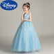 Disney Girls Geburtstag Abendkleid Prinzessin Rock High-End-modische Mädchen Kinder Blumen Kinder Hochzeitskleid Flauschiger Rock Klavier Performance Anzug TW683 Pink 110 cm