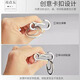 Keychain key pendant waist key ring for men and women gifts gifts for one cent purchase 1 cent for newcomers 0.01 yuan Metal alloy keychain [double ring]