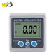 WD high-precision digital display inclinometer mini level inclinometer level ruler slope gauge electronic angle metal with magnet on three sides-A50