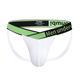 Big V belt thong sexy men's double thong modal comfortable and breathable low-waist U-convex butt-lifting underwear white M