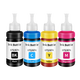 Shengmeijia eignet sich für EPSON L130L1300 L565L358L310L360L380 TINNELY TINGING TINTE PRINTER TINTRIDGE Originalqualität 672 Tinte Black*4
