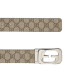 
GUCCI Gucci men's belt fashion double-sided men's belt Coffee 245861 KGDHN 9767 110