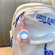 Cartoon Glühen Rucksack Kätzchen Bär Keychain Kreative Schoolbag Hängende Dekoration Dragon Boat Festival Geschenkdekoration Nachtlicht leuchtend Kätzchen in Pink Schoolbag