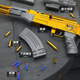 Tuxiang children's toy gun fully equipped with AK47 assault rifle projectile soft bullet gun can launch toy boy birthday gift