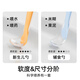 嫚熙（EMXEE）宝宝硅胶软勺餐具婴儿喂奶喂水勺子儿童吃饭辅食碗勺2支 晴空蓝+赤霞橙