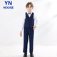 Yinuofang Children's Suit's Boys Vest Suit 1er Juin Performance Suit Boys Host Host Host Flower Girl Catwalk Costume