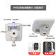 Ravish Wireless Battery Home Camera Mobile Phone Remote Monitor 360 Grad No Dead Winkel mit Nachtsicht Panoramablick ohne Plug-in ländlich im Freien wasserdichte Gimbal-Rotation
