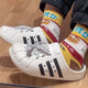 阿迪达斯 （adidas）三叶草拖鞋男鞋2025夏季新款贝壳头运动拖鞋休闲沙滩凉拖包头凉拖 JH9849白色 42