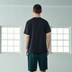 Hailan Home HLA Hailan Home Short-sleeved T-shirt for men, cool cotton contrasting color round collar cool short-sleeved men [Safe quality]