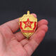 Re-engraved Soviet kgb KGB brooch shield and sword badge CCCP regiment emblem military fan collection cap badge badge medal KGB bronze
