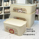 WORTHBUY storage box, home storage, large-capacity clothing storage box, toy book storage box, plastic backup storage box, small + medium + large