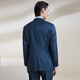 Angel Bird Suit Men's Spring Business Formal Suit Sheep Wool Suit Blue Stripe Work Suit Pants Suit Western Blue Stripe 48 B(175/100) /Please note waist or pants