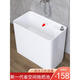 Balcony ceramic mop sink bathroom floor basin large mop pool floor-standing household small mop pool basin 310 large capacity + wall-mounted faucet length 47 bottom +